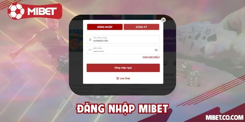 Đăng nhập Mibet