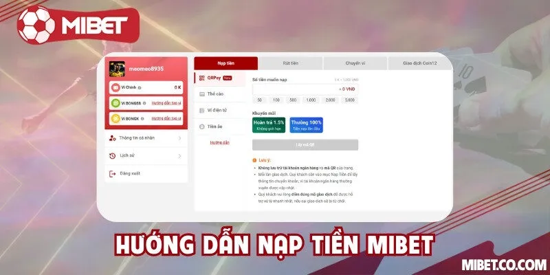 Nạp tiền
